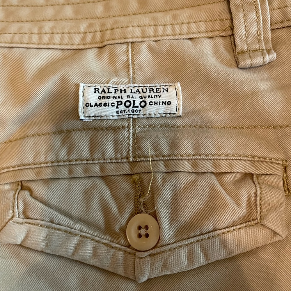 Men’s Polo Cargo Shorts - khaki size 33 - Picture 7 of 7